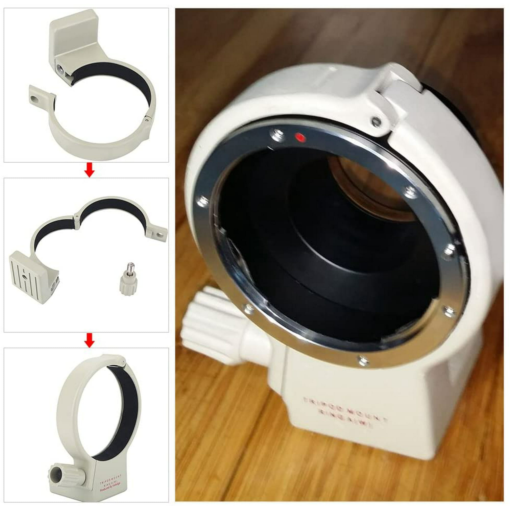 Bigking Lens Tripod Ring,Aluminum Alloy Camera Lens Tripod Mount Collar Ring for Canon 70-200mm F4//F4L IS USM